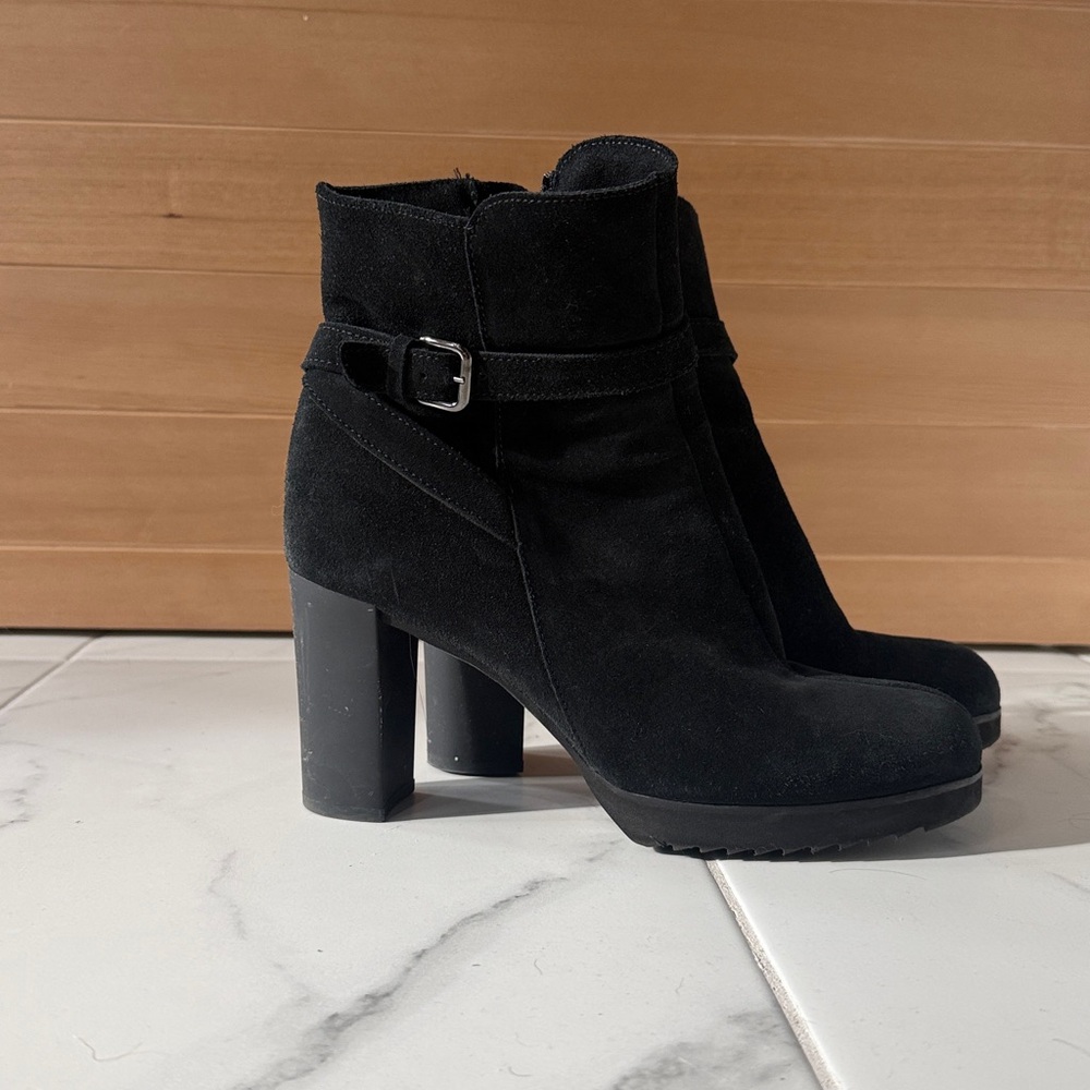 La CANADIENNE Meadow Waterproof Black Heeled Boots